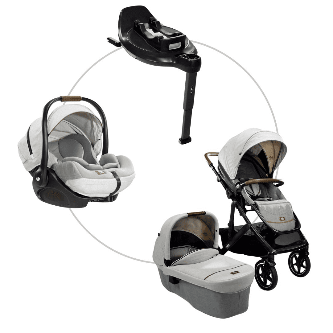 Joie Signature Vinca Kinderwagen Oyster inkl. Babyschale + Basisstation – Joie Signature Vinca Kinderwagen Oyster inkl. Babyschale + Basisstation bei babybrands.de kaufen ✓ sicher, einfach & bequem online bestellen ✓